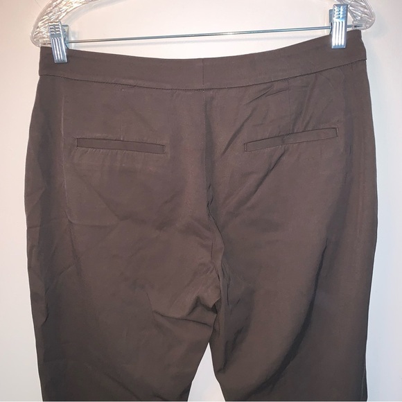 Zara Collection Brown Viscose Ankle Pants M - Picture 13 of 13
